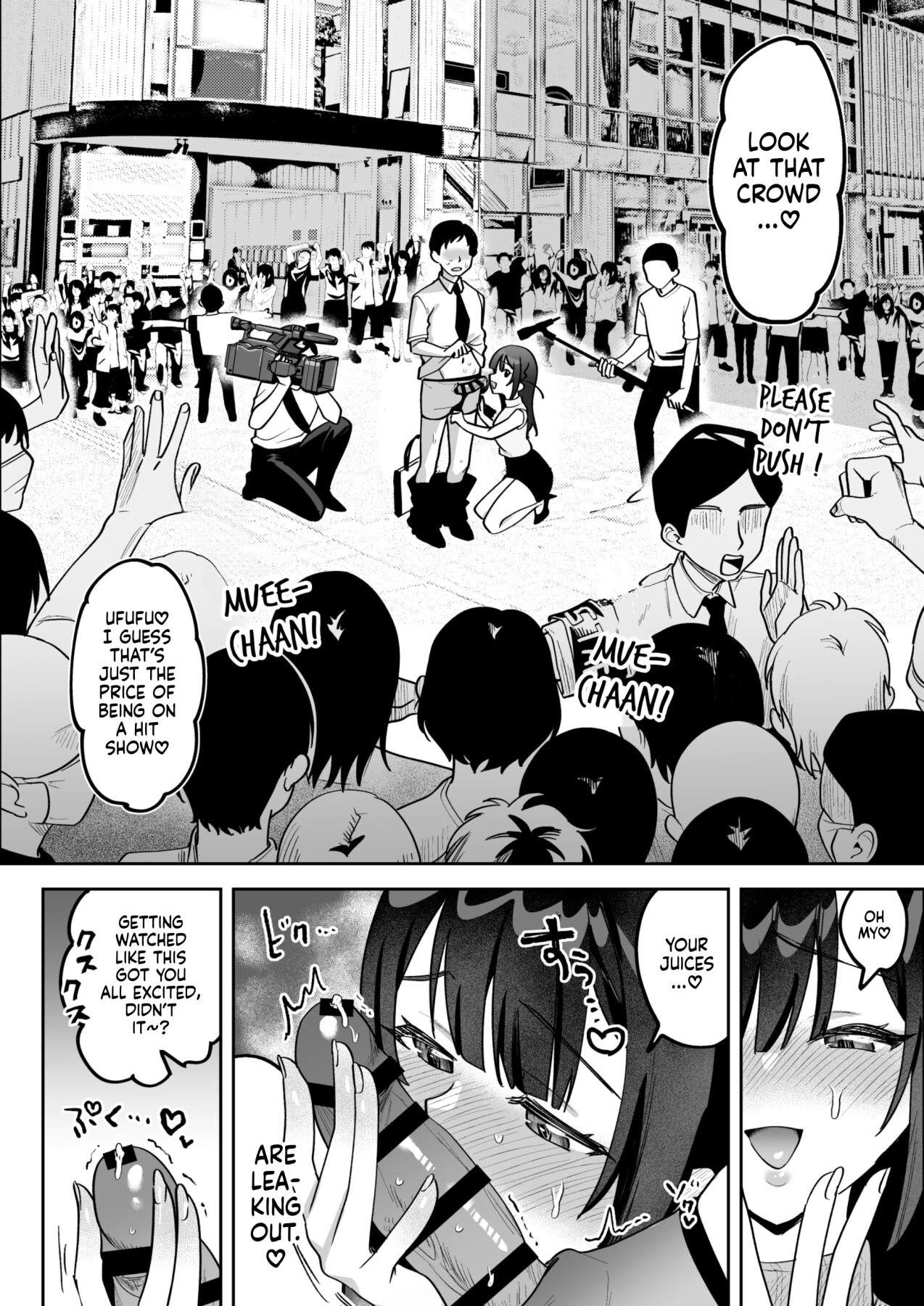 Hentai Manga Comic-Mue-Chan, Penis Gourmet Reporter-Read-7
